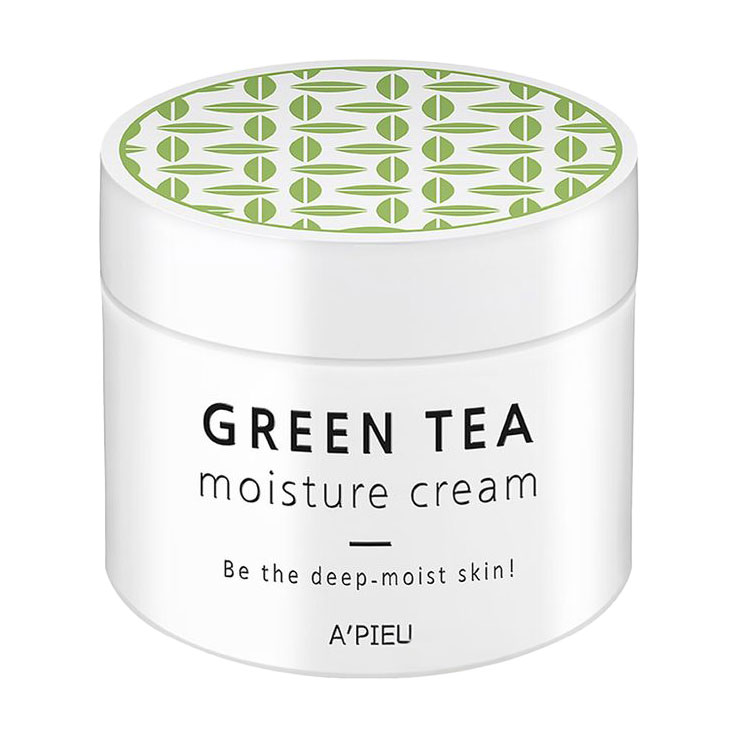 Зволожувальний крем для обличчя A'pieu Green Tea Moisture Cream з зеленим чаєм, 110 мл